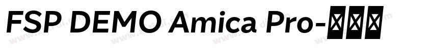 FSP DEMO Amica Pro字体转换 FSP DEMO Amica Pro字体转换